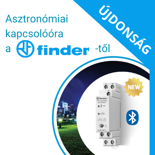 ÚJDONSÁG - Finder asztronómiai kapcsolóóra